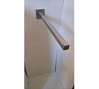 INOXLM Lot de 3 Bras d’Étendoir Mural en Acier INOX AISI 304, Support Séchoir, Étendoir Mural INOX Résistant aux Intempéries - Kit de Fixation Inclus