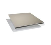 INOXLM Planche à pétrir Plan de travail en acier inoxydable, différentes tailles pour cuisine pour bar pour restaurant à pétrir 40 x 44 Satiné