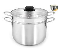 INOXPRAN 591 Gamme avec Panier, Acier Inoxydable, Gris