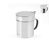 INOXPRAN Boîte Separagrasso pour Viande Lt 0,5 Acier Inoxydable Argent 12 X 11 X 14 cm