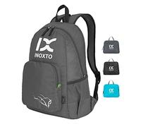 INOXTO Petit sac à dos de randonnée léger de 20 l pour randonnée, voyage, camping, Grey, Sacs à dos