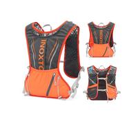 INOXTO Sac d'hydratation léger 5L,adapté à la randonnée en Plein air,Marathon, compétition Cycliste, Gilet d'hydratation d'alpinisme,Hommes et Femmes (Orange, Règles)