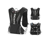INOXTO Water Sac Vest, Sac à Dos De Course LéGer De 5 litres, Sangle à Poitrine RéGlable, Adapté Au Marathon, à La Randonnée, Au VéLo, à La Route Hors Route Et Aux Femmes