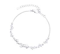 Inoxydable Naturelle Cadeau En Messages Bijoux Fashion Natural Stone Encrusted Star And Moon Bracelet Temperament Design Jewelry Woman Fashion Design Mamie Messages 2 Pour Rhodonite (GD2, One Size)