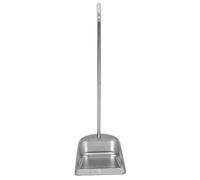 Inoxydable Pelle à Poussière et Dents Peigne avec Long Manche Ergonomique | Conception Antidérapante et Large Bouche, Rangement Vertical Pratique, pour Maison et Bureau