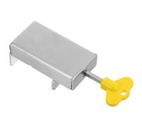 Inoxydable Verrou Argenté de Acier en Sécurité Coulissante Fenêtre | Réglable pour Maison, Position Semi-ouverte, Fixation Stable, Sécurité Garçon et Filles, Usage Fenêtre et Porte