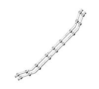 INPETS Bande de rétroéclairage LED 9LED 585mm adaptée for Samsung 32 Pouces D3GE-320SM0-R2 BN64-YYCO9 D3GE-320SMO-R2 BN64-YYC09 BN96-28762A LH32EDDPLIGV