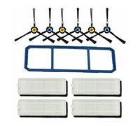 INPETS Brosses latérales filtres Eponges Écran de filtre primaire Fit for Ilife a7 a Filtres d'aspirateur de robot 9S et pinceaux latéraux