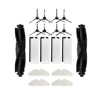 INPETS Convient for Proscenic M7 Pro/Fit for Kyvol Cybovac S31 / Fit Foruoni V980 Plus/Fit Forrobot Q6 Robot Aspirateur de robot Brosse Hépativement Pièces de rechange de filtre