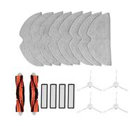 INPETS Kit de pièces adapté for Xiaomi Fit for Dream Fit for Bot l10 PRO D9 Ajustez la vadrouille de filtre for brosse latérale principale de l'aspirateur de robot Hépativement Accessoires de filtrage