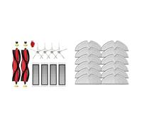 INPETS Lavable Hépativement Filtrer la brosse principale for des chiffons de vadrouille, convient for Xiaomi Fit for Roborock S5 Max S6 Pure S6 MA XV S5 Aspirateur de robot