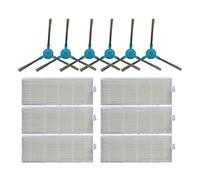 INPETS Pinceau latérale Trousse de remplacement du filtre HEPA adapté for accessoires Aspirateur Ajustement for Cecotec Conga 1290 1390