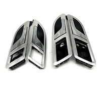 INPETS Poignée De Porte Intérieure De Voiture Poignée Intérieure Clé Interne Ouvrir La Porte Pour Skoda Pour Superb 2001-2008 (Color : Argent)