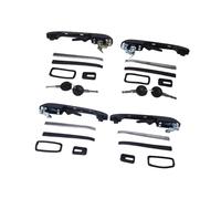INPETS Poignée De Porte Latérale Pour VW Pour GOLF 1985-1991 Pour JETTA MK2 Voiture Avant Arrière Poignée De Porte Extérieure Pièces De Rechange 191837205A 191837206A Poignée Porte Voiture