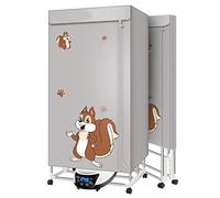 INPETS Sèche-Linge Pliable Multifonctionnel for Nouvelle Maison, sèche-Linge Rapide à synchronisation Intelligente Portable, Machine de séchage de Type Armoire à Double Couche de Grande capacité