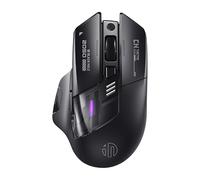 inphic A9 V2 Explorer Souris Gamer Trois Modes Silencieuse, 12800 DPI | Souris sans fil rechargeable 2,4G/Filaire USB-C/Bluetooth RVB indicateur de batterie visible, pour ordinateur portable et PC