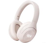 INPHIC H1S Casque radio FM sans fil 5.2 avec microphone à faible latence pour tests en anglais Blanc (B)