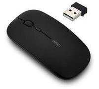Inphic souris sans fil rechargeable, mini souris optique sans silence click, ultra mince 1600 dpi pour ordinateur portable, pc, ordinateur portable, o