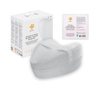 Inphysio - Coussin de Grossesse - Oreiller Memoire Forme - Oreiller Ergonomique - Coussin Genoux pour Dormir, Entre Jambes - Réduit l'Inconfort du Dos, des Hanches et du Nerf Sciatique - 2 Housses