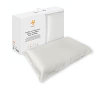 Inphysio - Oreiller Anti-Âge pour Peaux Sensibles Soie de Peau - Oreiller Mémoire Forme en Soie de Mûrier 100% Grade 6A - Hypoallergénique, Thermorégulateur et Anti-Rides