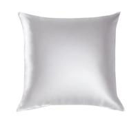 Inphysio Taie d'oreiller en Soie de Mûrier Naturelle de 22 mm - Hypoallergénique - Doux et Respirant - Hydratation de la Peau - Cheveux Lisses - Anti-Rides - Certifiée Oeko-TEX - 65 x 65 cm - Blanc
