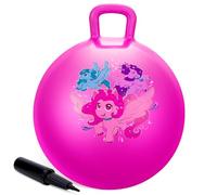 INPODAK Space Hopper, Balle Sauteuse de 45cm, Balles Rebondissante pour Enfants de 3 à 8 Ans, Balle Sauteuse avec poignée, Jouet Sauteur pour Enfants de 3,4,5,6,7 et 8 Ans(Cheval Rose)