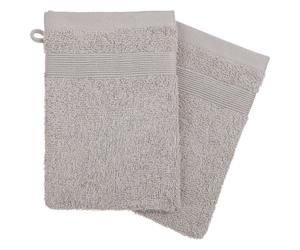 INPROB Lot de 2 gants en coton 15 x 21 cm 450 g/m² taupe