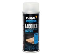 INRAL Vernis Acrylique en Spray - Vernis Transparent Mat Imperméable à Séchage Rapide pour Vernissage Acrylique - Résiste à la Chaleur et aux Éraflures - Pour Bricoleurs et Artisans