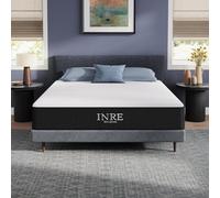 INRE Matelas 140x190x30cm, Matelas en Mousse à Mémoire de Forme, Confort Équilibré, Soutien 7 Zones, Moelleux & Respirant, Hypoallergénique, Réversible à Deux Faces, Certifié Oeko-TEX