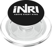 INRI Jésus Christ Roi des Juifs Croix Latine PopSockets PopGrip pour MagSafe