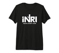 INRI Jésus Christ Roi des Juifs Croix Latine T-Shirt Haut de Gamme