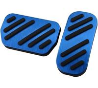 INRNT Couvre Pedale pour Toyota CHR C-HR 2016-2024,Antidérapant Couvercle de Pédale de Frein d'embrayage Frein D'accélérateur,A/Blue