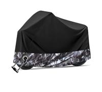 INRNT Housse Protection pour Moto pour Triumph Scrambler 1200XC 1200XE, Bâche Exterieur Anti-Poussière Pluie Neige Motorcycle Cover,A/BlackCamouflage-XXXL