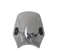 INRNT Pare-Brise de Moto Déflecteurs de Vent pour Ducati Multistrada 1200 S GT 950 1100 v4s Enduro Pro DIAVEL 1260 Monster 821 696, Coupe-Vent Protecteur Spoiler d'Extension de Pare-Brise,A/Gray