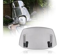 INRNT Pare-Brise de Moto Déflecteurs de Vent pour XLV 650 700 TRANSALP 650 700, Coupe-Vent Protecteur Spoiler d'Extension de Pare-Brise,B/High Smoke