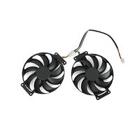 inRobert Ventilateur de carte graphique 87 mm 6 broches RTX2060S RTX1660S pour ASUS Dual RTX 2060/2070/1660 Super EVO
