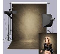 INRUI Rétro Abstrait Brun Texture Portrait Photographie Fond Photographie Professionnelle Photo Studio Props Toile de Fond (1,8 x 2,4 m)
