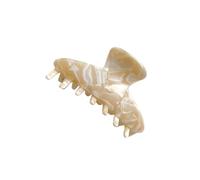 Ins grab clip, accessoires for cheveux for femmes, pince à cheveux simple, pince à cheveux paresseuse(Off white)