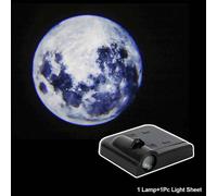 Ins Lampe De Projection De Lune Pour Décor De Chambre À Coucher,Projecteur De Fond,Veilleuse,Accessoires Photos,Applique Murale,Décoration De Fête D'anniversaire - Type A Black Shell