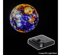 Ins Lampe De Projection De Lune Pour Décor De Chambre À Coucher,Projecteur De Fond,Veilleuse,Accessoires Photos,Applique Murale,Décoration De Fête D'anniversaire - Type C Black Shell