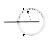 Ins Nordic Style Creative Fashion Time Perpetual Table Calendar Manual Desk Home Decoration Best Birthday Gift (Color : Black) (White)