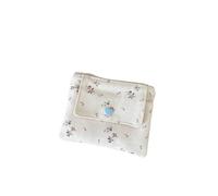 Ins Style Fleurs Porte-cartes Porte-monnaie Carte d'identité Carte bancaire Housse de protection Petit portefeuille Organisateur de clés Double couche, A1, 1.0*1.0*1.0