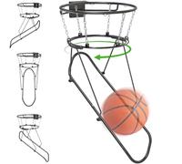 Insaga Attache de retour de basket-ball pour rebond de basket-ball de 45,7 | Rail pivotant à 360° : ajustez l'angle de retour pour une pratique de prise de vue multidirectionnelle, sans outil