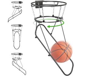 Insaga Attache de retour de basket-ball pour rebond de basket-ball de 45,7 | Rail pivotant à 360° : ajustez l'angle de retour pour une pratique de prise de vue multidirectionnelle, sans outil