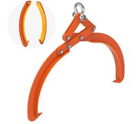 Insaga Pince à bûches de 63,5 cm - Crochet robuste pour une manipulation sûre et facile des bûches, pince à bûche améliorée avec 2 griffes