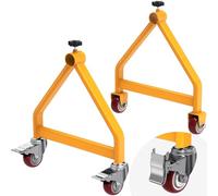 Insaga Support de bobine de fil, support de câble portable avec 4 roulettes pivotantes verrouillables, distributeur de bobines de fil en acier robuste pour bobines jusqu'à 71,1 cm de diamètre