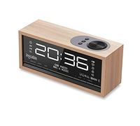 Inscabin C1 Dab/Dab+FM Radio Radio Sveglia Digitale Con Grande Schermo/Altoparlante Portatile Senza Fili Con Bluetooth, Suono Stereo, Camera da Letto Cucina Ufficio (White)