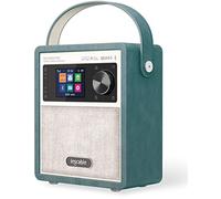 Inscabin P200 Portable Dab/Dab + FM numérique Radio- Haut-Parleur Portable sans Fil avec Bluetooth, Le Son stéréo, Beau Design, Double réveil, Batterie Rechargeable, Caisson de Basses (Green)