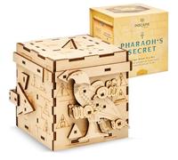 INSCAPE Boîte à puzzle secrète de pharaon - Escape Room in A Box pour adultes - Cluebox - Puzzles d'esprit pour adultes - Boîtes de puzzle avec compartiments cachés - Boîte à puzzle en bois - Gadget