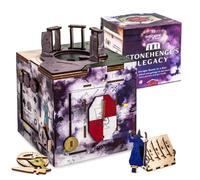 INSCAPE Cluebox Stonehenge Legacy Puzzle interactif 3D en bois avec mécanismes secrets - Vivez le jeu Escape Room - Idéal pour les fans de puzzle et les adultes